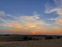 Zonsondergang desert tour
