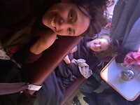 Wakker worden in de trein