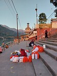 Verkoop heilige water van de ganges
