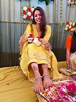 Bruiloft dag 2 henna ceremonie