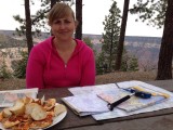 Picknick in de Grand Canyon