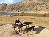 Op de camping