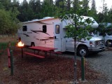 Op de camping in Midpines vlakbij Yosemity