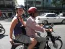 Op de motorbike door HCMC