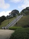 Roltrap in het park - Singapore