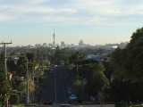 Auckland vanaf m'n werk (nog best een end!)