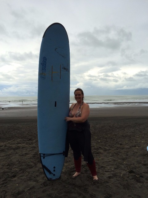 Surfen! @ Ngarunui Beach