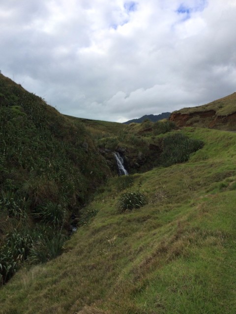 Waterval onderweg