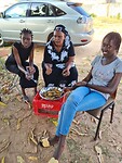 Haddy with her daughters