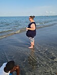 At the beach