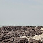 Rotsen, strand