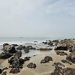 Rotsen, strand