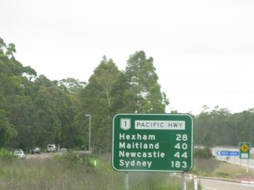 Sydney komt in zicht