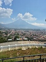 View on Antigua en Volcano Fuego