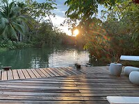 Sunset at the Boatique hotel