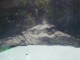 Lynn aan het crossen op Fraser