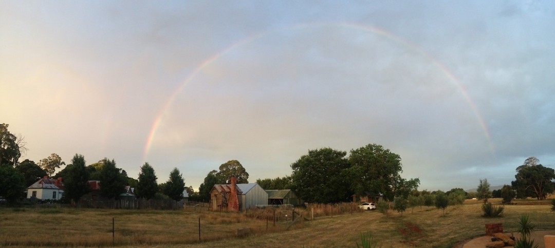 Prachige regenboog