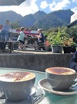 Welverdiende cappuccino with a view