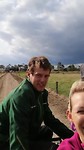 Mei syn 4en op'e bike omdat we oars rinne moasten