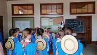 Machtig! De klasse dy 2 dagen les krijt sa as eartiids