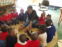 Beoordeling trainee bij Dinka school