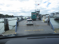Ferry van Opua naar Okiato (bij Russell)