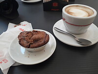 Cappucino met italiaans lekkernij