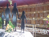 Herdenkingsmonument in El mozote