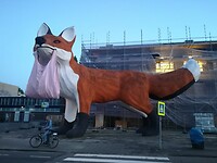 410 Met schemering op de fiets naar huis