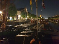 413 Voorhaven bij nacht