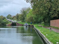 Caen Hill Locks vanaf sluis 20