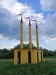 03 - Kunstwerk relatie Kunst & Architectuur van Hans Janselijn, een folly  voor fort van Asperen