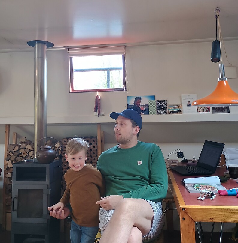 06 - Daan en Huug op bezoek, gezellig!