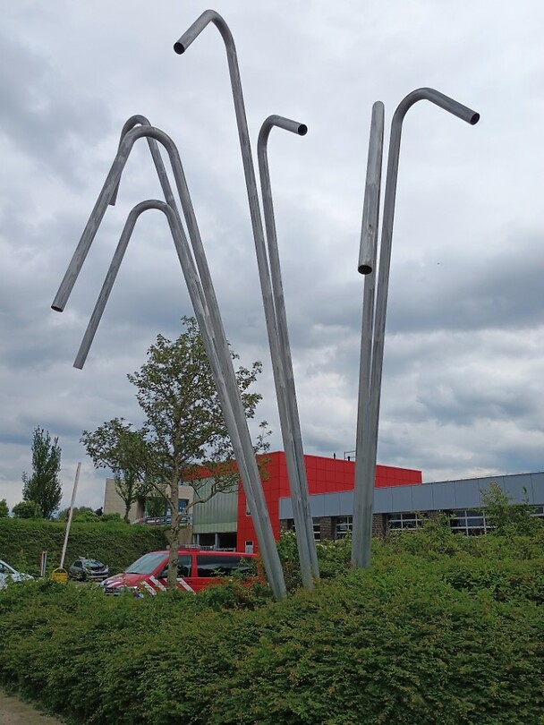 29 - Rotondekunst: Bevroren Waterstralen