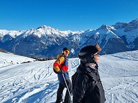 Skiën  met Lombard en Annewies