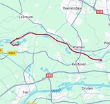 Vaardag 10, 21,9km grindgat Opheusden