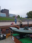 Gelukt! Cora is veilig van boord.