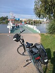Looveer over de Nederrijn, vlak bij de splitsing