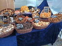 Donderdagmarkt: paddestoelenkraam