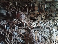 Kunst in museum van metaalnijverheid