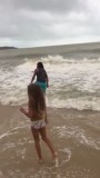 Dag 20: kunstwerk op het strand