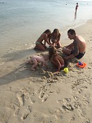 In de zee