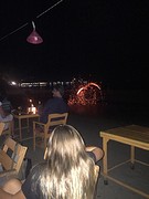 Vuurshow strand