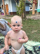 Kajo met stickers