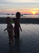 Kids zonsondergang 4
