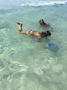 Juna, Jessa snorkelen