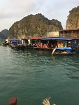 Floating village halong bay