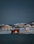 huisjes gelegen aan de Sørvegen
