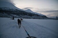 onderweg in het winterwonderland