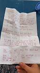 een van de cadeautjes die de lieve kindjes ons geven